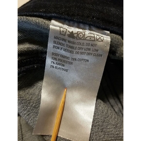 G by Giuliana Jeans Womens Size 16 Petite Blue Straight Denim Stretch - Picture 7 of 9